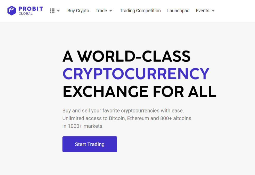 Probit Crypto Exchange